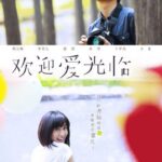 Romantic Chinese film poster with smiling couple