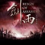 Reign of Assassins poster with stormy battlefield