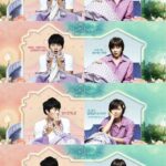 Collage of two young men in pajamas