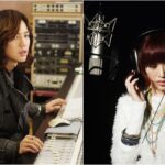 Recording studio: engineer and vocalist