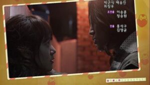 Close-up of two women facing each other