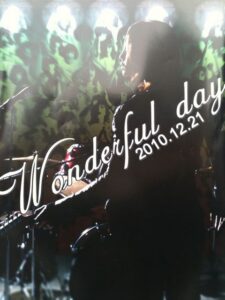 Stage silhouette musician with "Wonderful Day" text