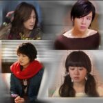 Collage of four women with varied hairstyles
