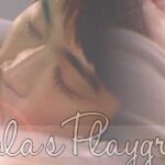 Romantic collage: couple kissing, two portraits