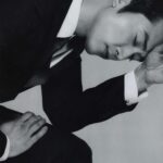 Black-and-white photo of man in suit