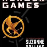 The Hunger Games cover with mockingjay emblem