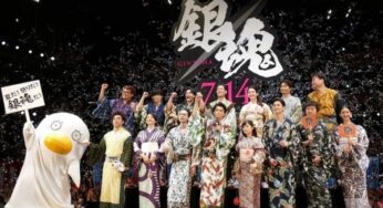 The Star-studded Cast of the Live Action Movie Adaptation of Gintama Hold Press Conference