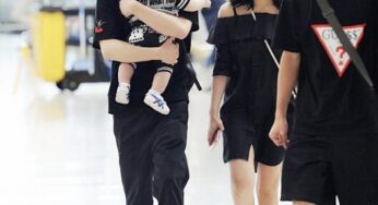Chen Xiao is New Airport Daddy Goals Toting Baby Boy Accompanied by Wife Michelle Chen