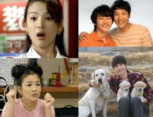 Collage of Korean TV show characters and scenes.