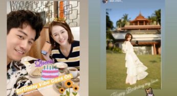TW-actress Chen Qiao En Celebrates 41st Birthday Alone But With Friends and Boyfriend Sending Well-wishes and Presents