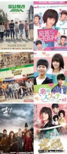 Collection of Asian drama cover images.