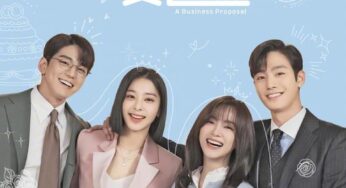 Adherence to the Webtoon Turns A Business Proposal Drama Posters into Candy Colored Cuteness