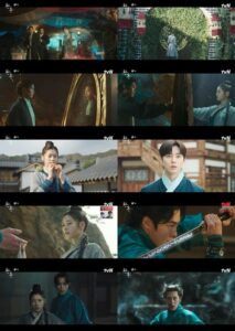 Dramatic scenes from a fantasy television series.