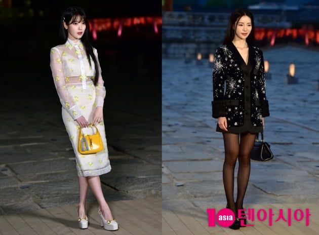 IU and Lim Ji-yeon are the ladies who contrasted their best dresses at the Gucci 2024 Cruise Collection show held at Gyeongbokgung Palace.

 | KWriter