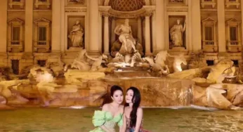 Top C-actresses Shu Qi and Crystal Liu Jointly Attend Bulgari Fashion Show in Rome.