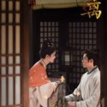 Period drama scene with two characters interacting.