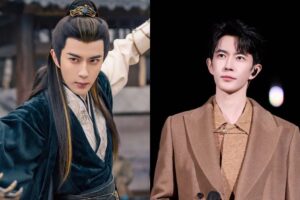 Two men in traditional and modern clothing.